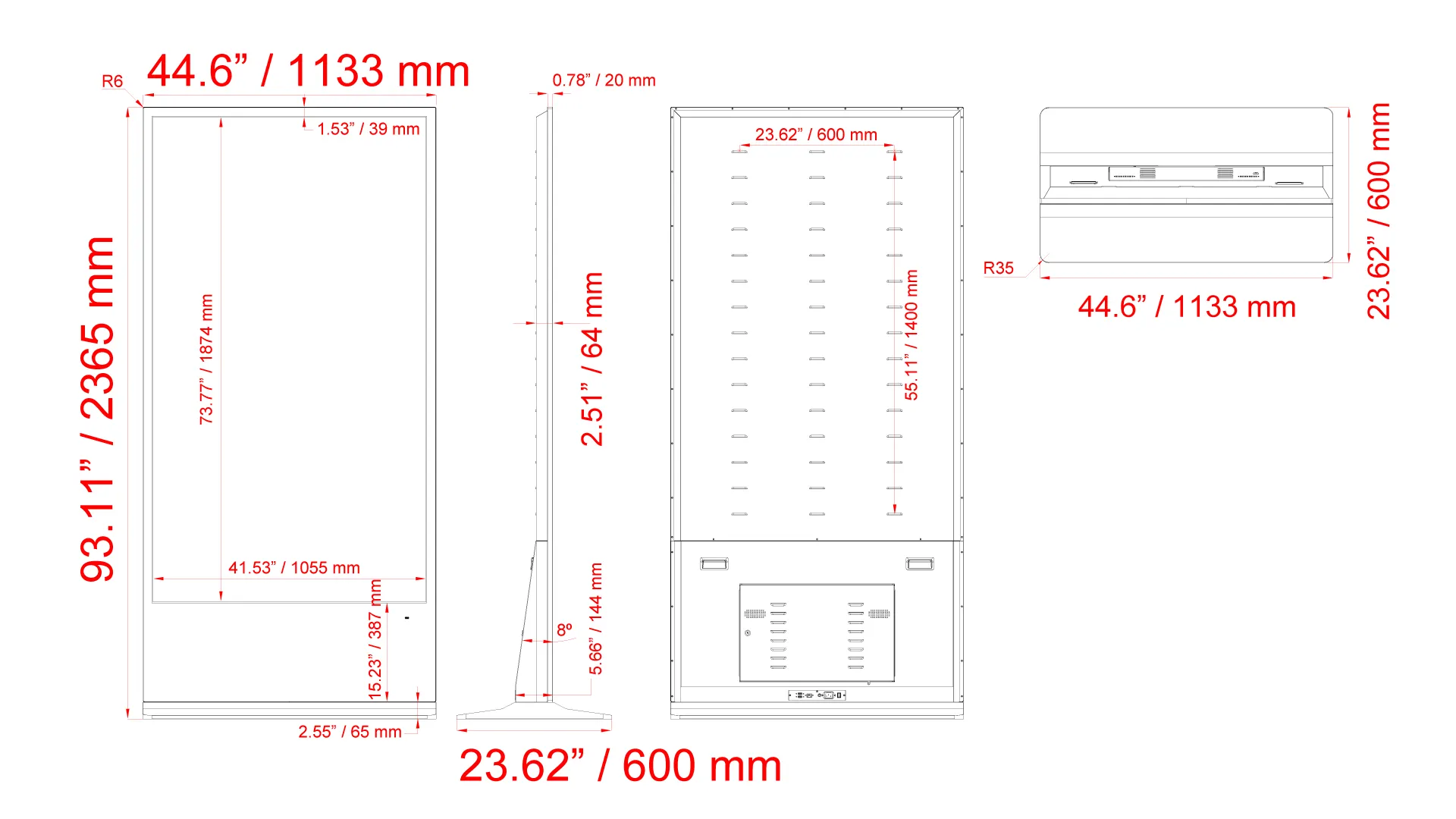 VZ-86IIP-T_Dimension