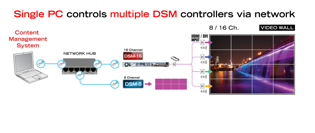 DSM series connection diagram